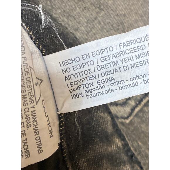 Stradivarius Women's Gray High Rise Washed Denim Baggy Wide Leg Jeans Pants Sz 0 - Picture 4 of 4